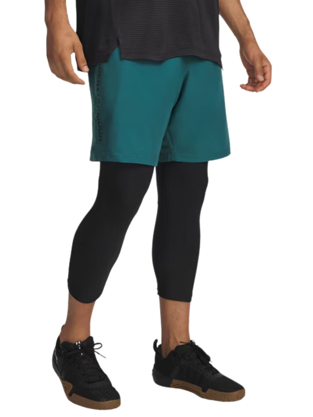 Shorts sportswear tech woven wordmark UNDER ARMOUR Uomo - Verde