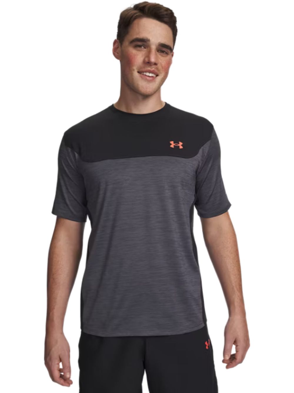 T-shirt sportswear tech utility UNDER ARMOUR Uomo - Nero