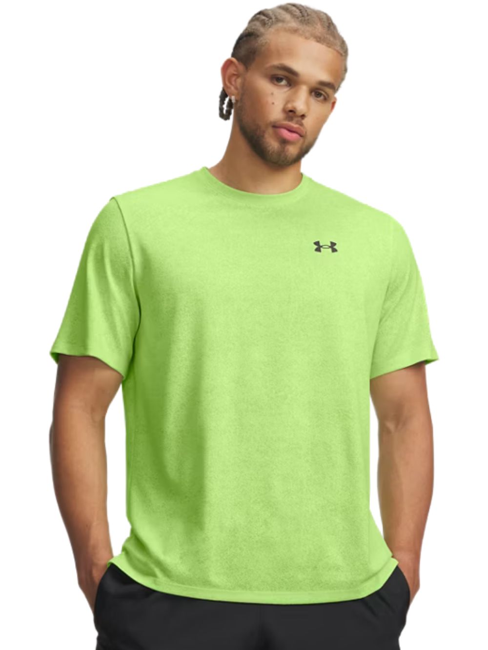 T-shirt sportswear tech pixelate UNDER ARMOUR Uomo - Verde