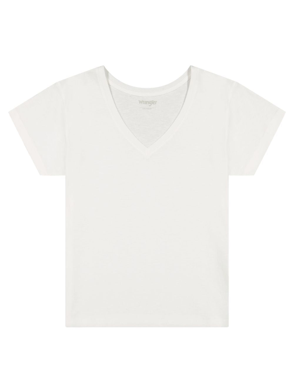 T-shirt easy v neck WRANGLER Donna - Bianco