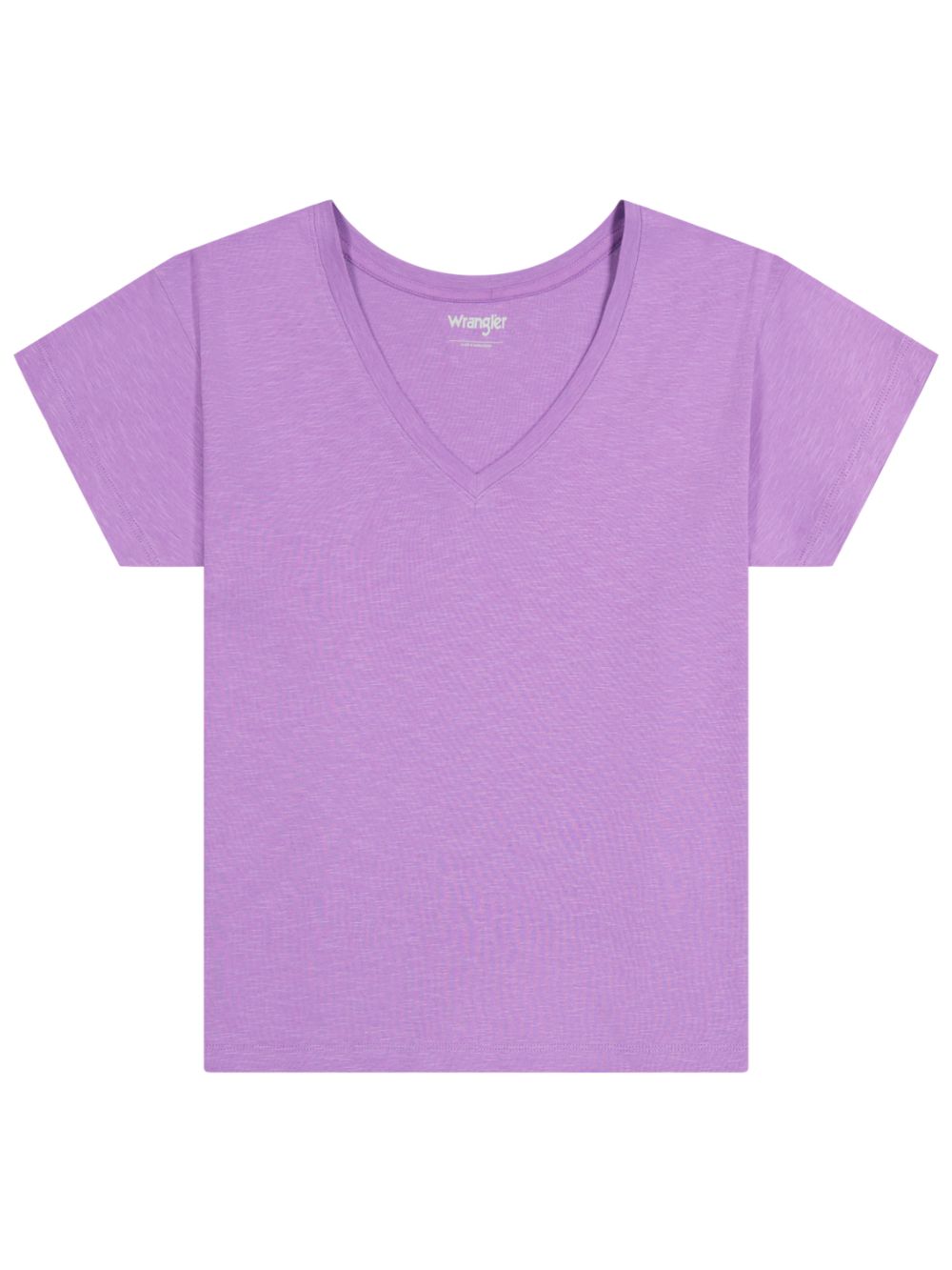 T-shirt easy v neck WRANGLER Donna - Rosa