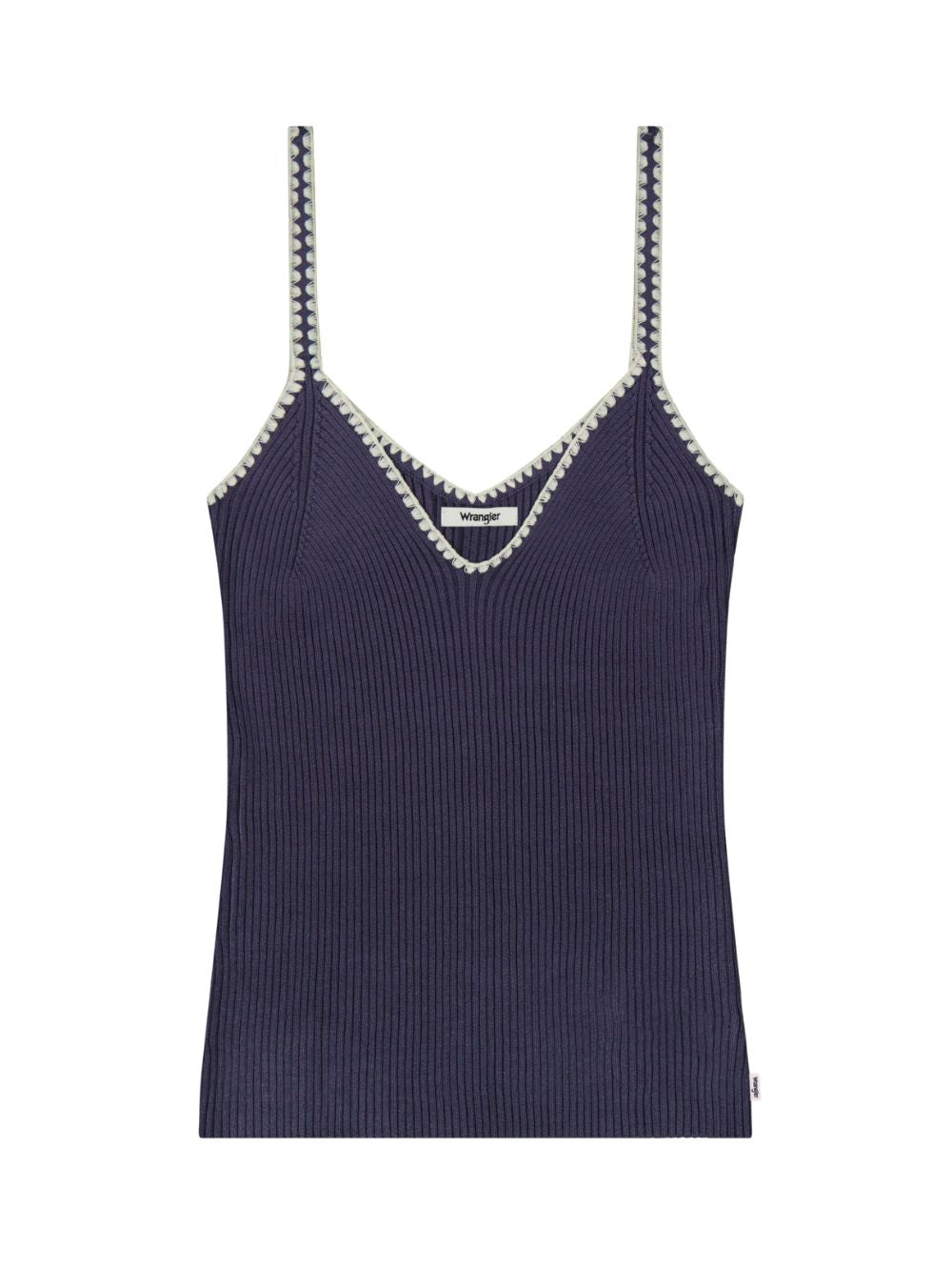 Canotta crochet trim WRANGLER Donna - Grigio