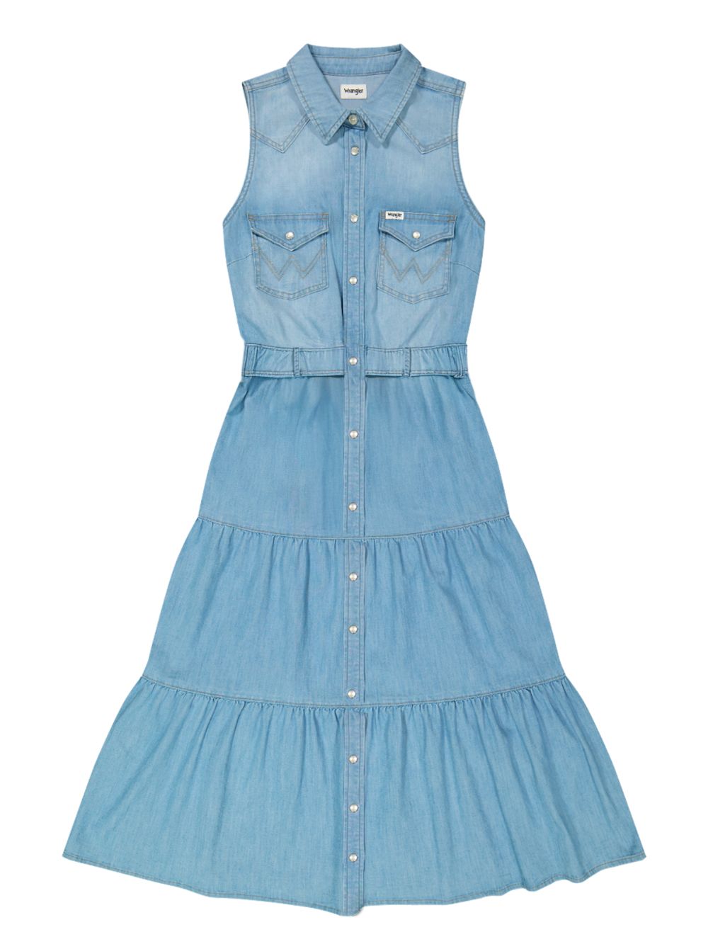 Abito tiered maxi WRANGLER Donna - Blue
