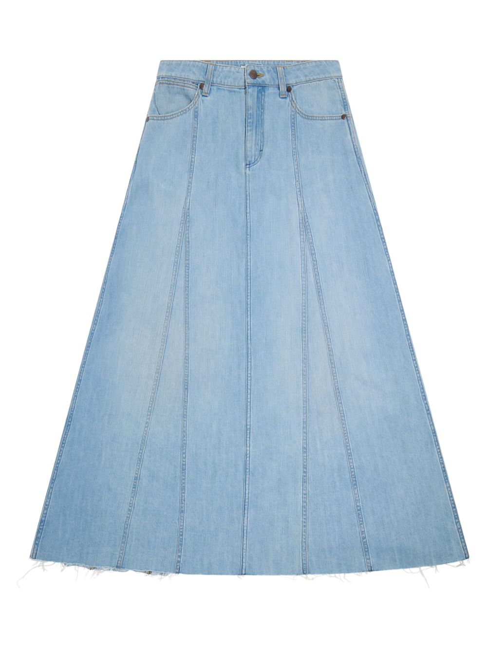 Gonna radiating maxi WRANGLER Donna - Beige