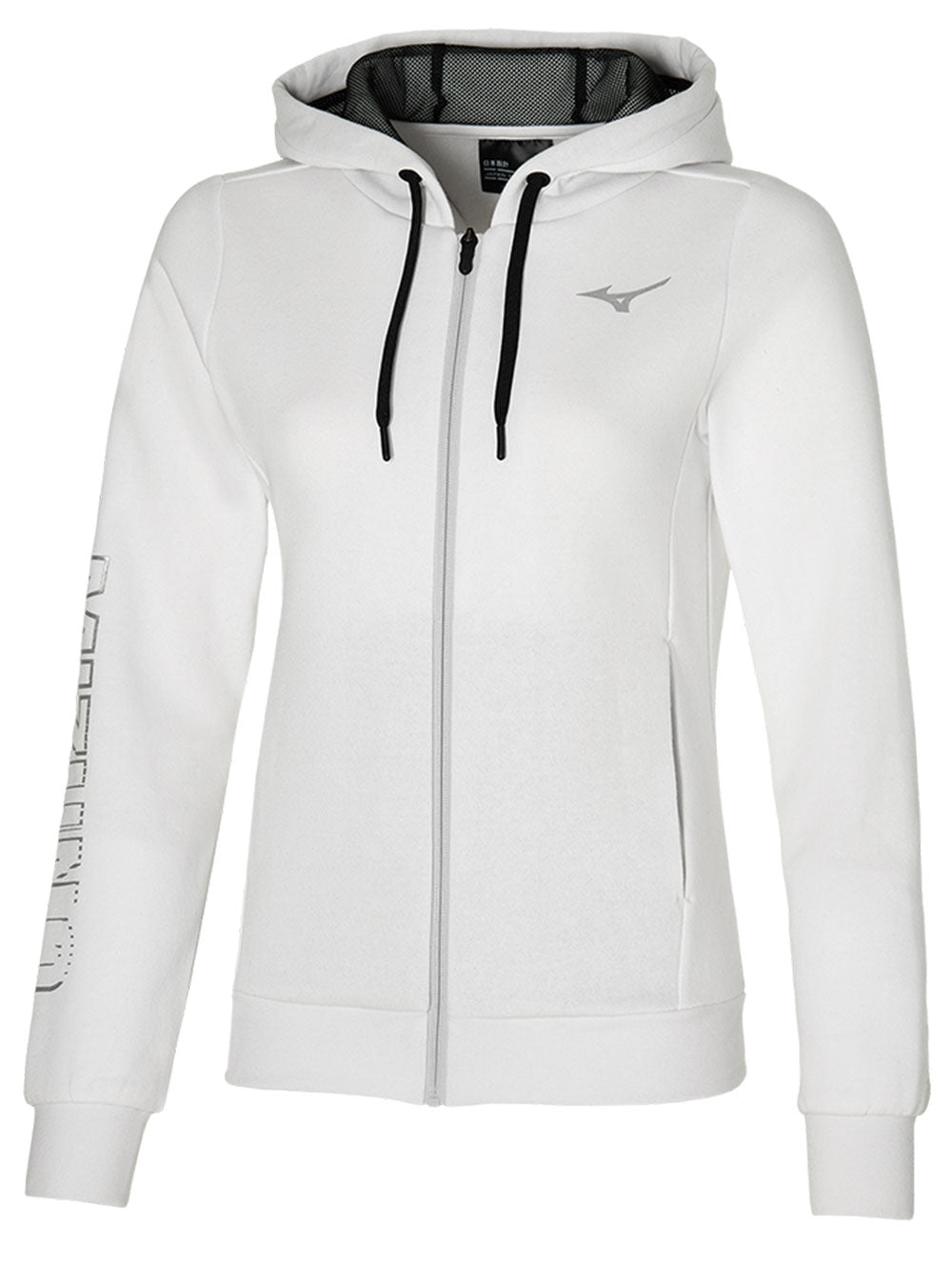 Felpa sportswear MIZUNO Donna K2GC2701 ATHLETIC Bianco