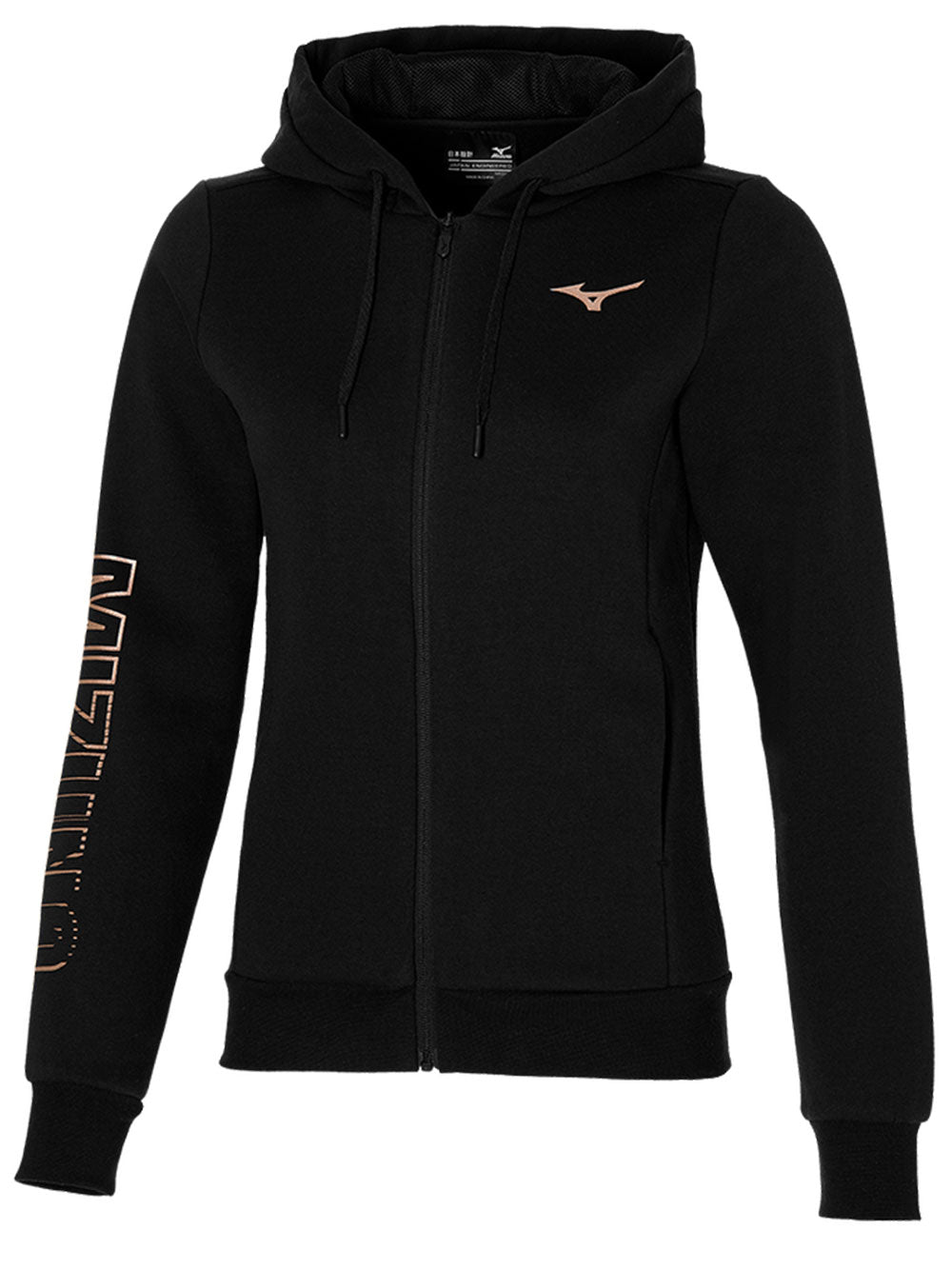 Felpa sportswear MIZUNO Donna K2GC2701 ATHLETIC Nero