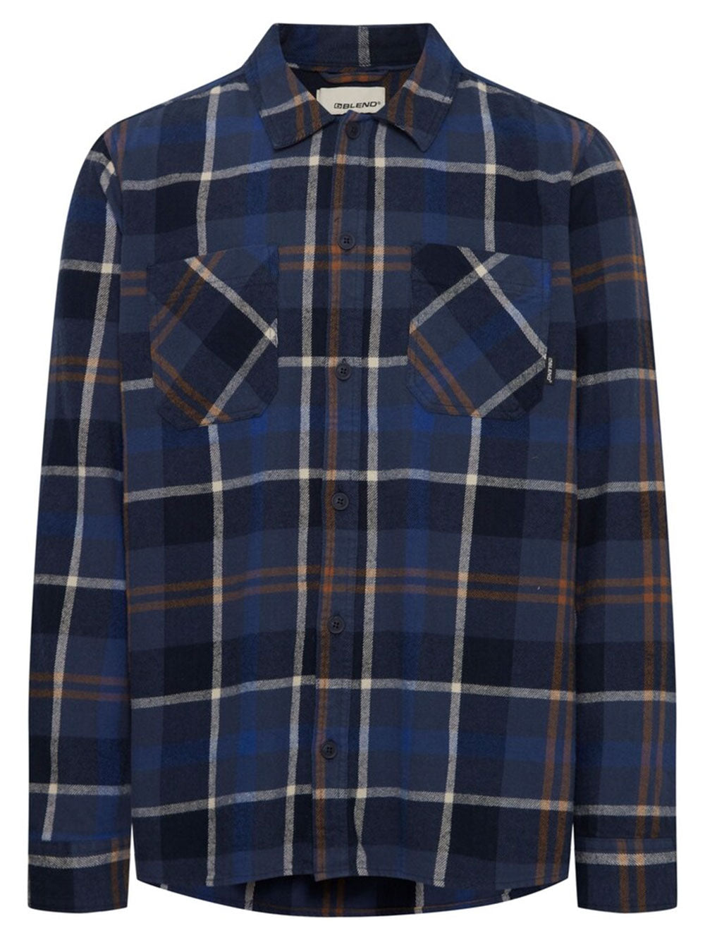 Camicia Uomo a quadri blu, Blend