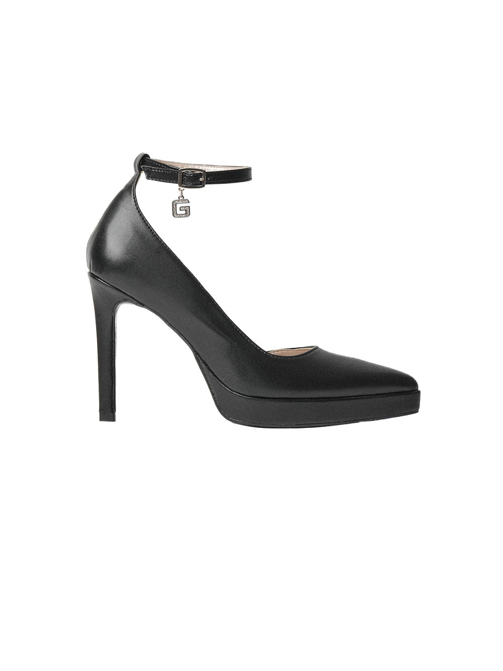 Décolleté Donna a punta con plateau e laccetto alla caviglia