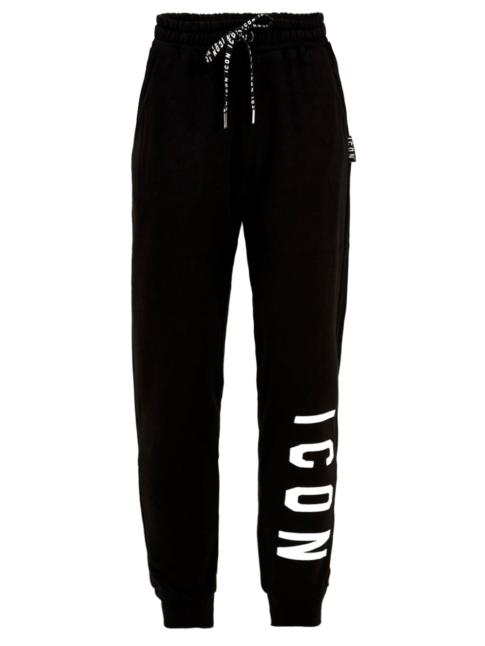 Black icon hot sale track pants