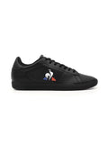 Sneakers Basse Uomo COURTSET nero con logo a lato