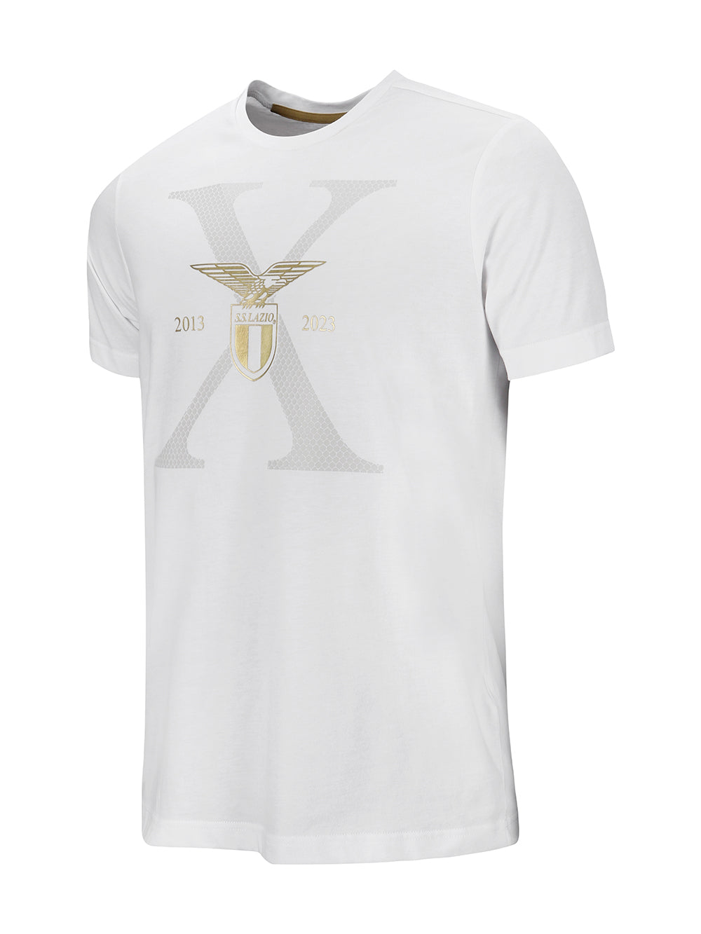 T-shirt S.S. Lazio Anniversary 26.05.13 MIZUNO Uomo P2GA2A84 Bianco