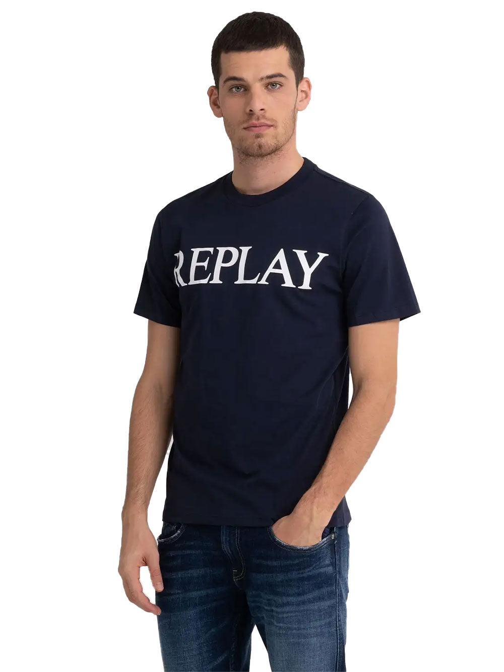 REPLAY Men's T-Shirt M6475 .000.22980P Blue | Sanmichele outlets – Outlet  Sanmichele