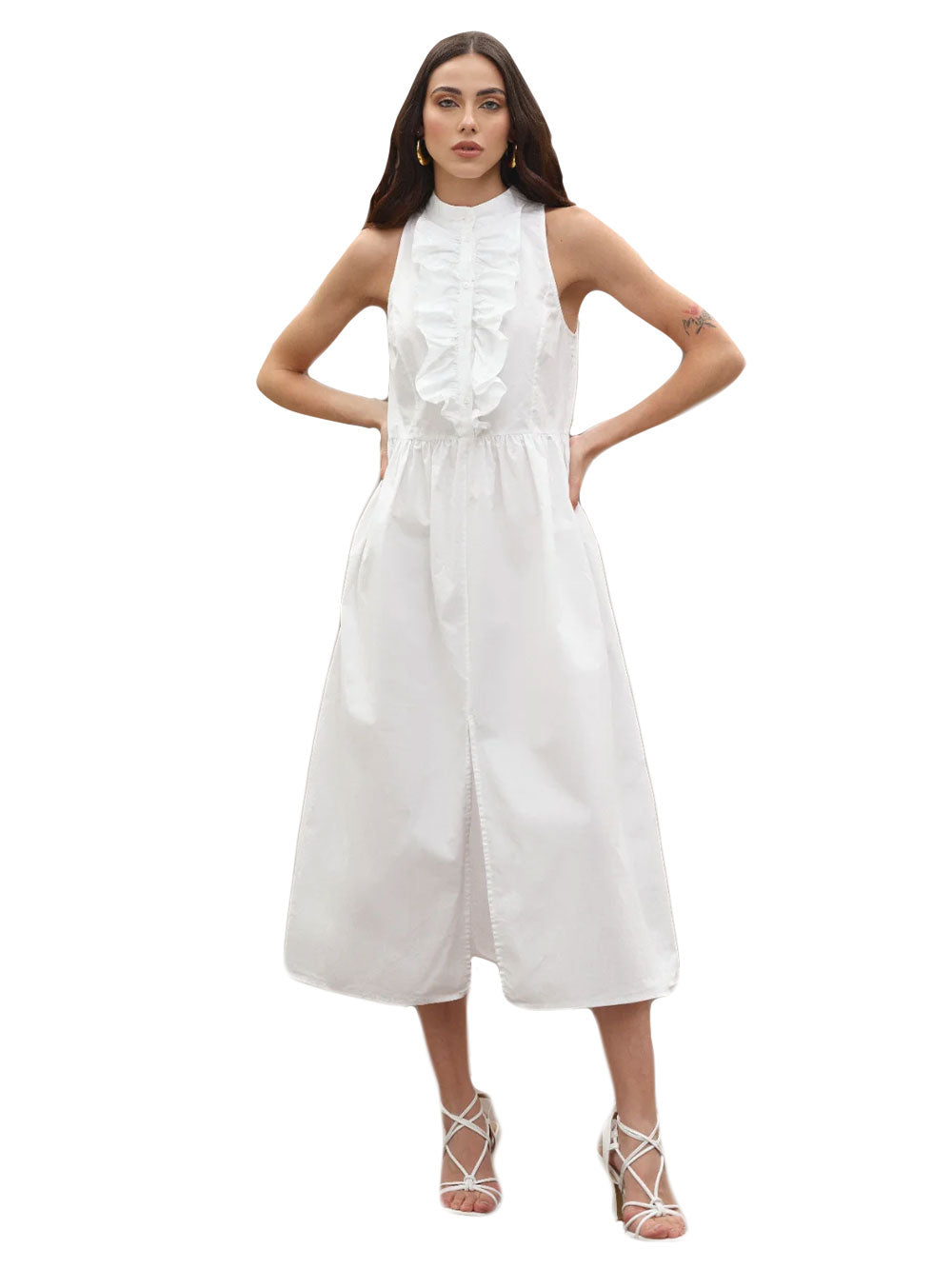 Abito WHITE WISE Donna WW28105 Bianco