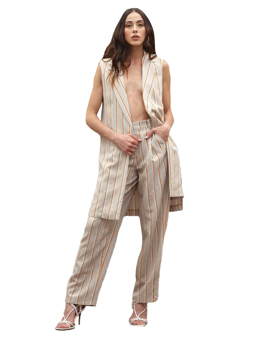 Pantalone WHITE WISE Donna WW28818 Multicolore